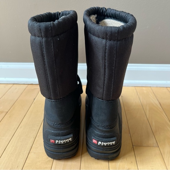 Alpine Design Black Men’s Black Waterproof Insulated Snow Boots Size 8 - Picture 4 of 9